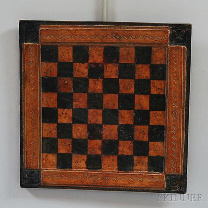 Tooled Leather Game Board
