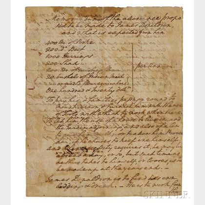 Washington, George (1732-1799) Autograph Document Signed, Philadelphia, 29 September 1794.