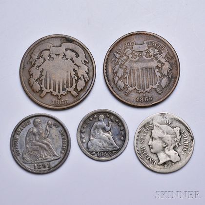 Five American Coins