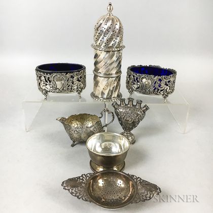 Group of English and Continental Sterling Silver Tableware