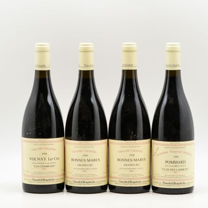 Vincent Girardin, 4 bottles 