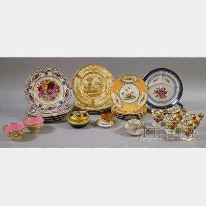 Lot of Assorted Decorated Ceramic Tableware and Articles