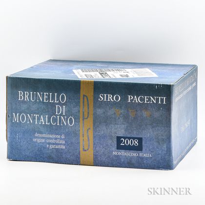 Siro Pacenti Brunello di Montalcino 2008, 6 bottles (oc) 