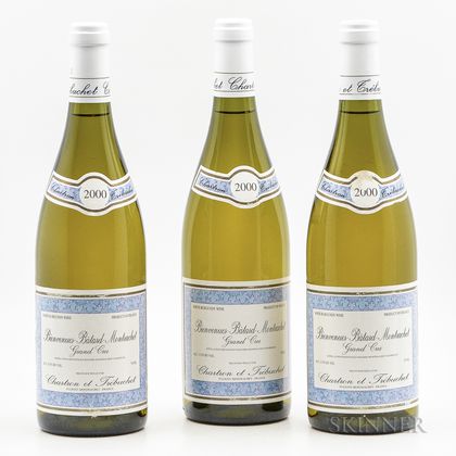 Chartron et Trebuchet Bienvenue Batard Montrachet 2000, 3 bottles 