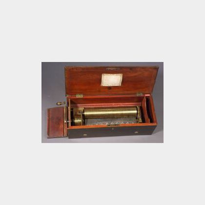 Forte-Piano Key-Wind Musical Box By Nicole Freres