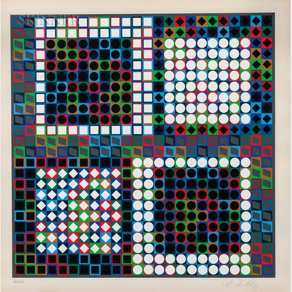 Victor Vasarely (Hungarian/French, 1906-1997) Our-MC-2