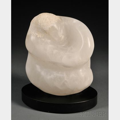 White Marble Sculpture by Levin