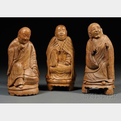 Three Bamboo Carvings