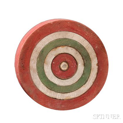 Small Painted Bull's-eye Double-sided Dart Board