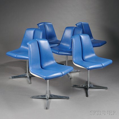 Six Knoll Associates Chairs 