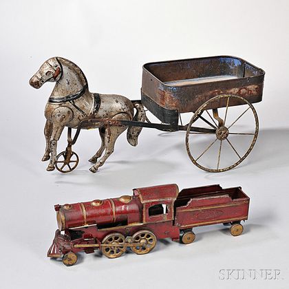 Two Painted Tin Toys