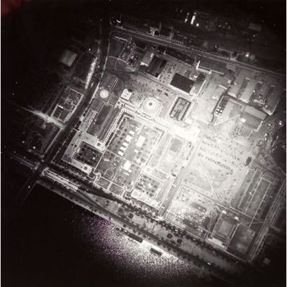Dr. Harold Edgerton (American, 1903-1990) Aerial View of the M.I.T. Campus.