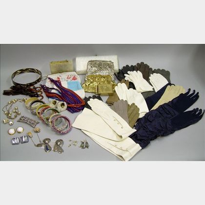 Lot of Ladies' Accessories and Costume Jewelry