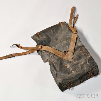 Double-bag Knapsack Identified to M.J. Turner