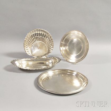 Four Sterling Hollowware Items