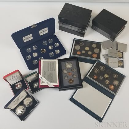 Group of Mostly Canadian Mint and Proof Sets