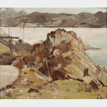 George Gardner Symons (American, 1863-1930) View by a Lake