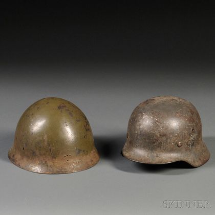 German and Japanese Helmets