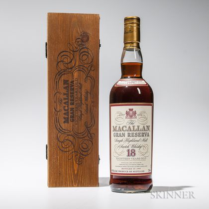Macallan Gran Reserva 18 Years Old 1979, 1 750ml bottle (owc) 