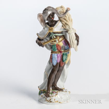 Meissen Porcelain Allegorical Figure of Africa
