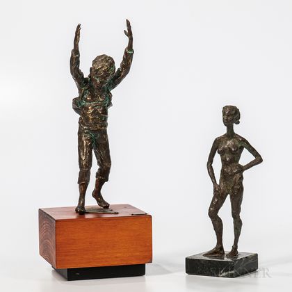 Two Bronze Sculptures