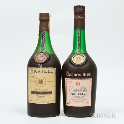 Martell Cordon Bleu, 1 4/5 quart bottles 1 750ml bottle 