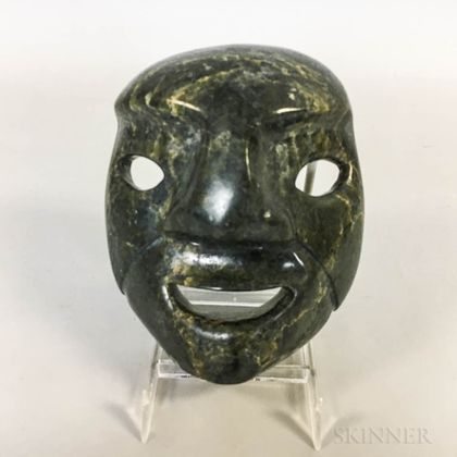 Inuit Carved Soapstone Mask