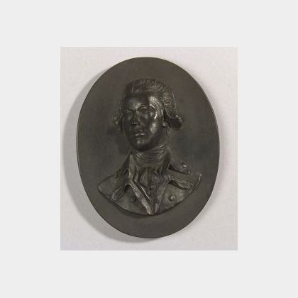 Wedgwood Black Basalt Portrait Medallion of William Pitt