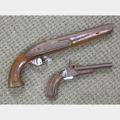 Two 18th/19th Century Percussion Pistols
