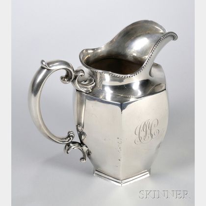 Roger Williams Sterling Silver 2-pint Water Pitcher