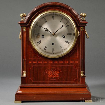 Mahogany Table Chime Clock by Tiffany & Co.