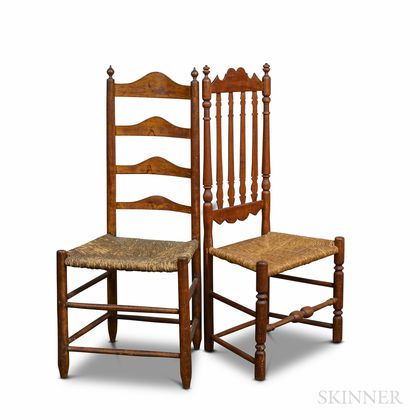 Two Maple Side Chairs