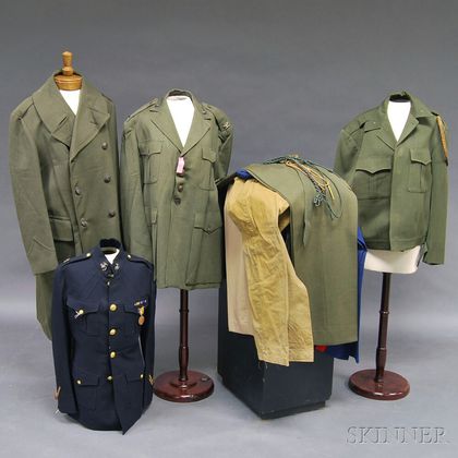 Group of Assorted Vintage Marine Corps Uniforms