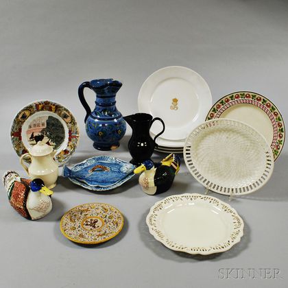 Fifteen Pieces of European Ceramics
