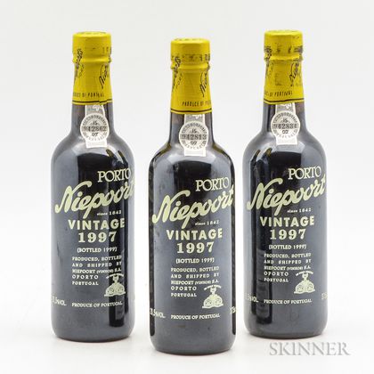 Niepoort Vintage Port 1997, 3 demi bottles 