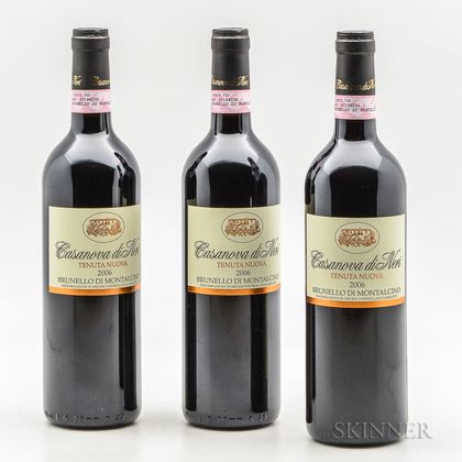 Casanova di Neri Brunello di Montalcino Tenuta Nuova 2006, 3 bottles 
