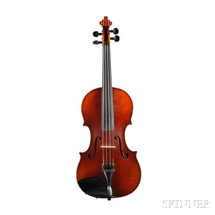 Modern German Violin, Roman Teller, Erlangen, 1972, Model No. 275MA