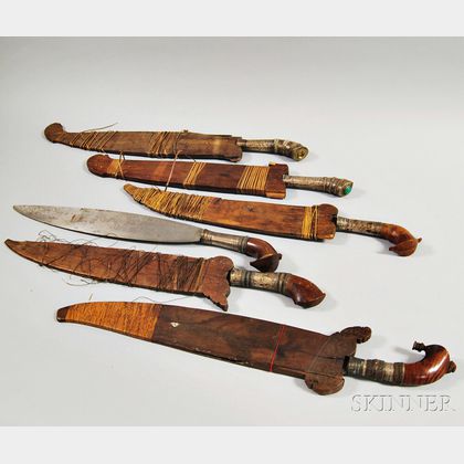 Six Philippine Knives