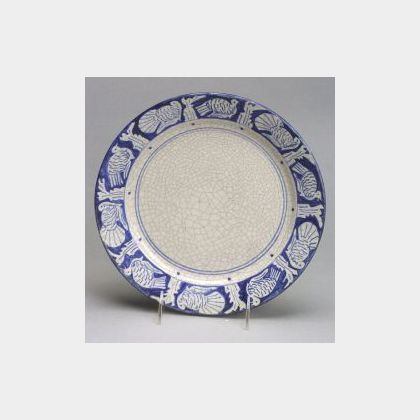Dedham Pottery Turkey Plate