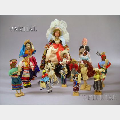 Approximately Thirty-four Dolls of the World