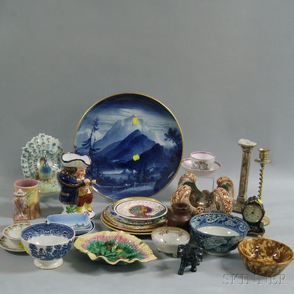 Group of Mostly Porcelain, Pottery, and Ceramic Items