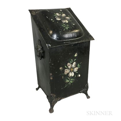 Floral-decorated Tin Plate Warmer