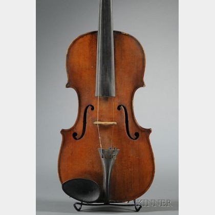 German Violin, possibly Hopf Family, c. 1820