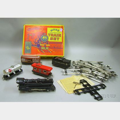 Marx mechanical sales train set