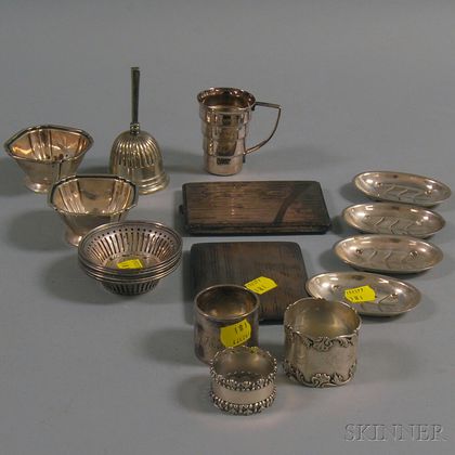 Group of Assorted Small Mostly Sterling Silver Items