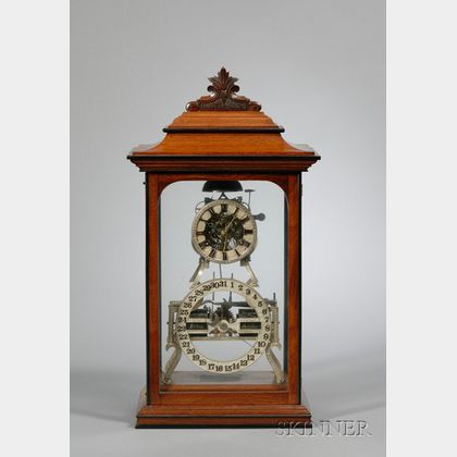 "Standard Box Skeleton" Clock by Ithaca Calendar Clock Company