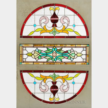 Two Stained Glass Panels