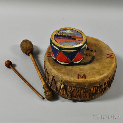 Two Indian-style Drums