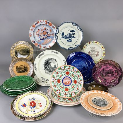Thirty English Ceramic Plates