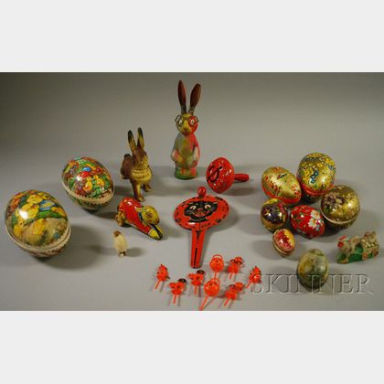 Group Halloween and Easter Ornaments